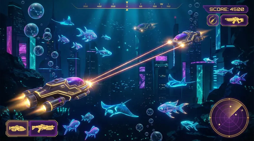 王者棋牌深海激光炮台 - 九游棋牌