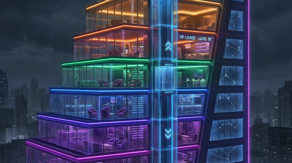 九游棋牌 星座摩天楼VIP层级系统